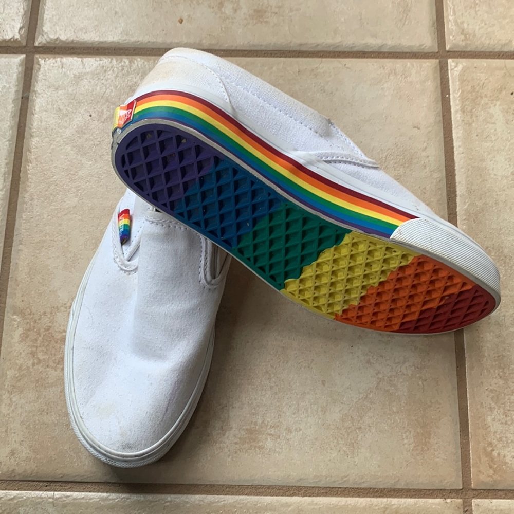 Rainbow Sole Vans